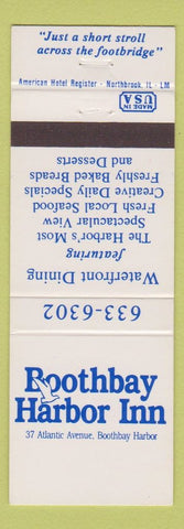 Matchbook Cover - Boothbay Harbor Inn ME