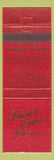 Matchbook Cover - Balsam Embers Restaurant Salt Lake City UT