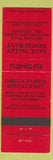 Matchbook Cover - Sauk Valley Restaurant Sauk Village IL