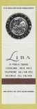Matchbook Cover - Lira Cleveland OH
