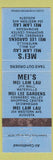 Matchbook Cover - Mei's Mei Lam Lau Waterville Skowhegan Augusta ME
