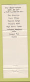 Matchbook Cover - Yosemite National Park The Ahwahnee CA
