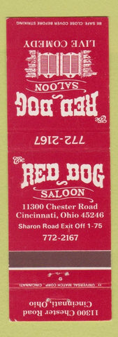 Matchbook Cover - Red Dog Saloon Cincinnati OH