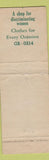 Matchbook Cover - Arlean Andre Buffalo NY WORN