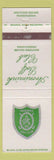 Matchbook Cover - Aroninink Gold Club Newtown Square PA
