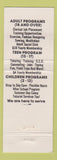 Matchbook Cover - Aswalos House YMCA Roxbury MA
