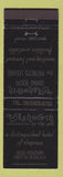 Matchbook Cover - Ashworth Dining Room Hampton Beach NH