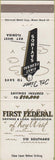 Matchbook Cover - First Federal Savings Loan Key West FL