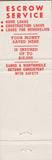 Matchbook Cover - Ventura Savings Loan Ventura CA