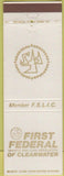 Matchbook Cover - First Federal Savings Loan Clearwater FL