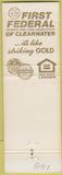 Matchbook Cover - First Federal Savings Loan Clearwater FL