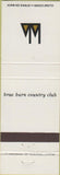 Matchbook Cover - Brae Burn Country Club