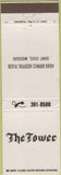 Matchbook Cover - The Tower St Louis MO