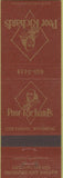 Matchbook Cover - Poor Richard's Cheyenne WY restaurant Chinese girlie