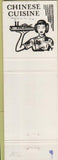 Matchbook Cover - Poor Richard's Cheyenne WY restaurant Chinese girlie