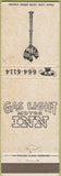 Matchbook Cover - Gas Light Motor Inn Jamestown NY
