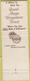 Matchbook Cover - Laurel Federal Savings Loan Waynesboro Magee Forest MS