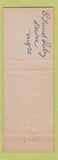 Matchbook Cover - Motel Bel Villa Belleville KS low phone #