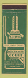 Matchbook Cover - Moscow Auto Court ID Wade's Drive In restaurant
