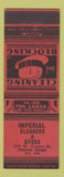 Matchbook Cover - Imperial Cleaners Dyers Provo UT low phone #