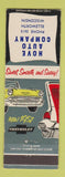 Matchbook Cover - 1957 Chevrolet Hove Auto Ellsworth WI
