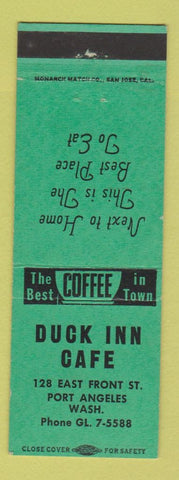 Matchbook Cover - Duck Inn Cafe Port Angeles WA