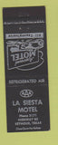 Matchbook Cover - La Siesta Motel Seymour TX