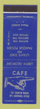 Matchbook Cover - Cafe ST George UT