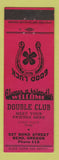 Matchbook Cover - Double Club Bend OR low phone #