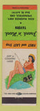 Matchbook Cover - Frank n Hank Tavern Bar Springfield OR hillbilly pinup