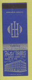 Matchbook Cover - Hotle Tams Huron SD