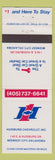 Matchbook Cover - Hudiburg Chevrolet Midwest City OK
