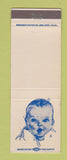 Matchbook Cover - Gerber Baby Food