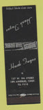 Matchbook Cover - Hank Fayne Los Angeles CA Tailor