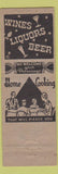 Matchbook Cover - Miller's Restaurant Cuyahoga Falls OH