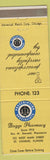 Matchbook Cover - Bagge Drug St Charles IL low phone #