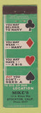 Matchbook Cover - Mike's Stockton CA