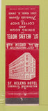 Matchbook Cover - St Helens Cafe Chehalis WA