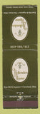 Matchbook Cover - Hollenden House Cleveland OH WEAR