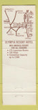 Matchbook Cover - Olympia Resort Hotel Oconomowoc WI WORN
