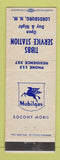 Matchbook Cover - Tibbs Mobil oil gas Lordsburg NM low phone #
