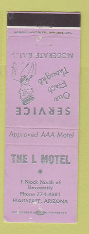 Matchbook Cover - L Motel Flagstaff AZ