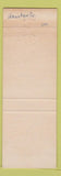 Matchbook Cover - Adams Motel Dothan AL