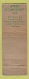 Matchbook Cover - AECO Avery Engineering Cleveland OH WORN