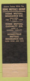 Matchbook Cover - WH Koenig Insurance Richland Center WI
