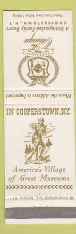 Matchbook Cover - Otesaga Resort Cooperstown NY