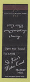 Matchbook Cover - ST John's Motor Court Kearney NE