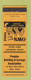 Matchbook Cover - Peoples Building Savings Troy OH