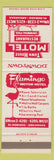 Matchbook Cover - Town House Motel Eldorado AR Flamingo