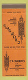 Matchbook Cover - Trumbo's Fayetteville AR